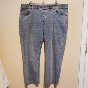 Soft‎ Surroundings Jean Cropped Raw Hem Size 1X